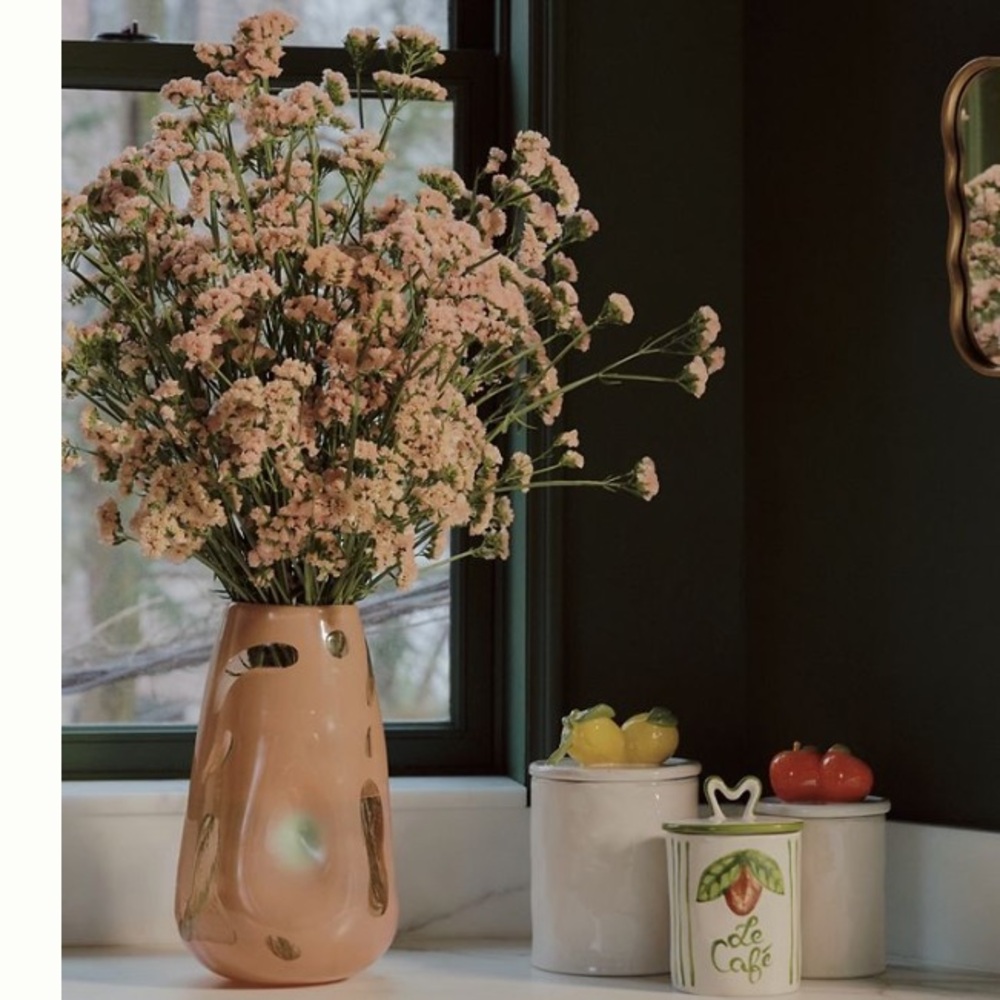 Anthropologie Aura Glass Vase NIB